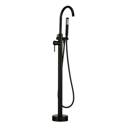 Freestanding Floor Standing Bath Faucet  Black
