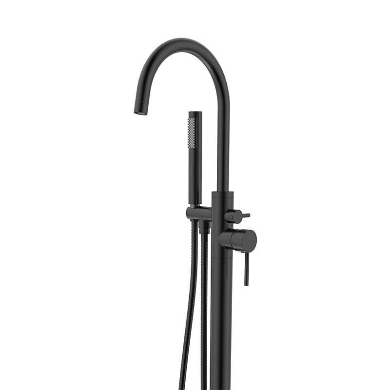 Freestanding Floor Standing Bath Faucet Gunmetal Gray