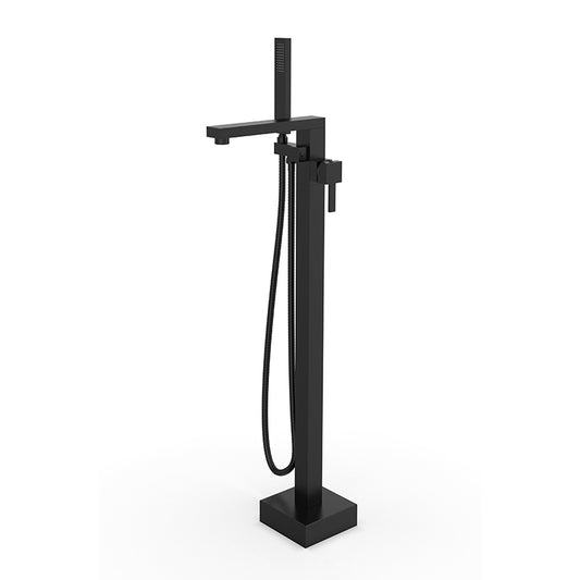 Freestanding Floor Standing Bath Faucet Black