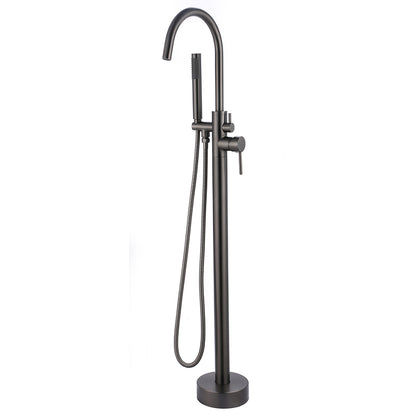 Freestanding Floor Standing Bath Faucet  Black
