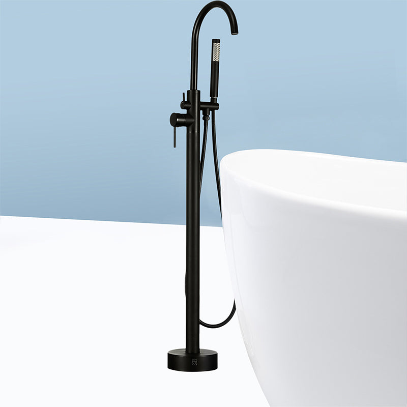 Freestanding Floor Standing Bath Faucet  Black